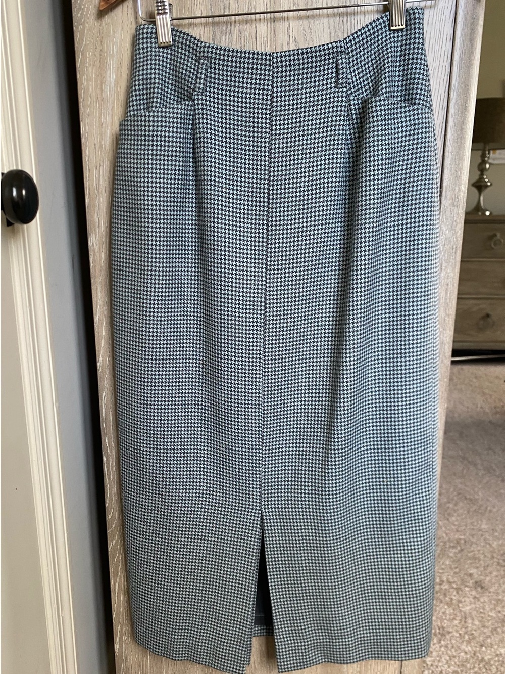 Vintage Austin Reed Houndstooth Pencil Skirt